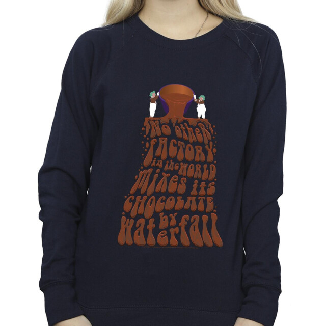 Li-cense Willy wonka dames chocolade waterval sweatshirt UTBI42450_navyblue large