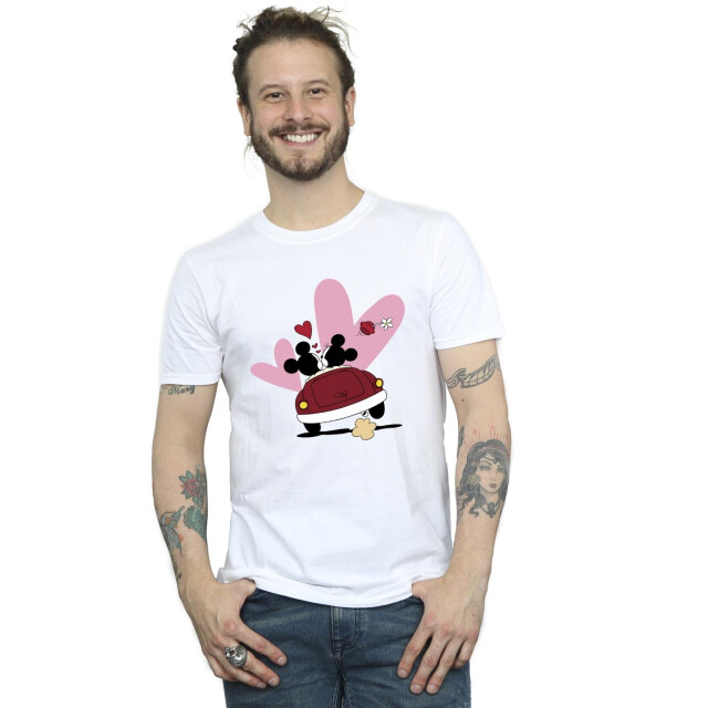 Li-cense Disney heren mickey mouse auto opdruk t-shirt UTBI42293_white large