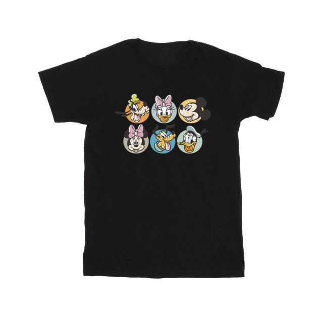 Li-cense Disney heren mickey mouse and friends gezichten t-shirt UTBI42342_black large