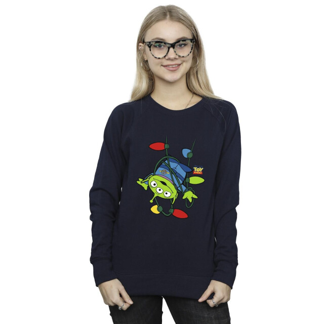 Li-cense Disney dames toy story kerstverlichting aliens sweatshirt UTBI42256_navyblue large