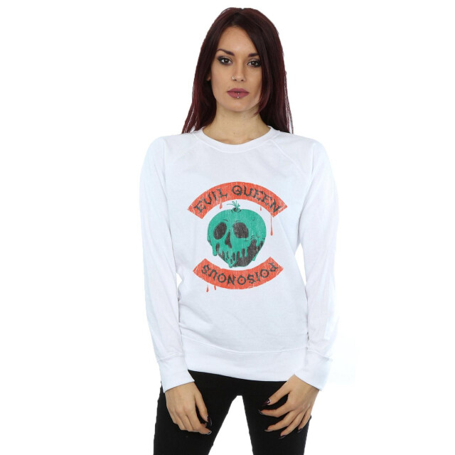 Li-cense Disney dames gifschedel appel sweatshirt UTBI42304_white large