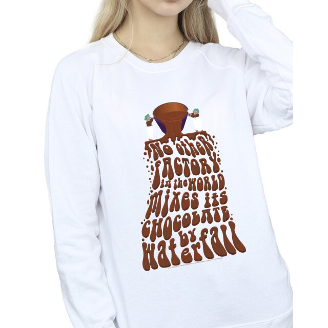 Li-cense Willy wonka dames chocolade waterval sweatshirt UTBI42450_white large