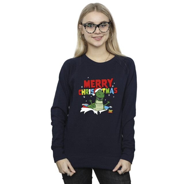 Li-cense Disney dames toy story rex kerstmis burst sweatshirt UTBI42257_navyblue large
