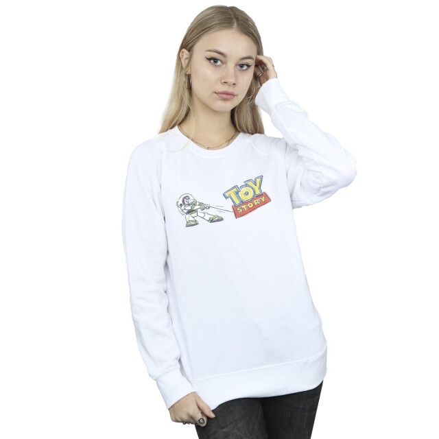Li-cense Disney dames toy story buzz trekkende logo sweatshirt UTBI42270_white large