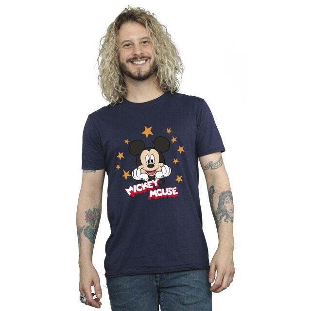Li-cense Disney heren mickey mouse sterren t-shirt UTBI42211_navyblue large
