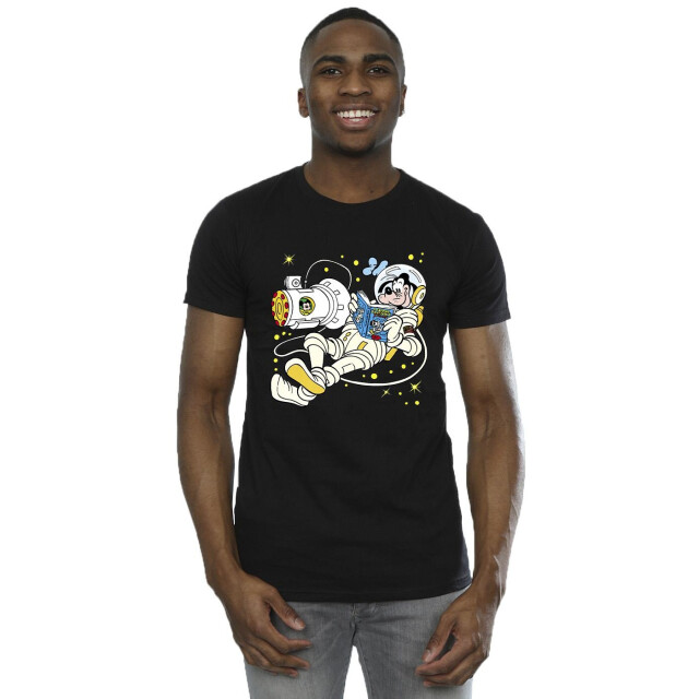Li-cense Disney heren goofy lezen in de ruimte t-shirt UTBI42245_black large