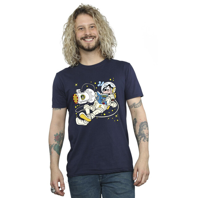 Li-cense Disney heren goofy lezen in de ruimte t-shirt UTBI42245_navyblue large