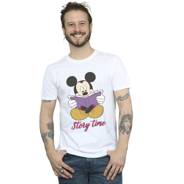 Li-cense Disney heren mickey mouse story time t-shirt UTBI42261_white large