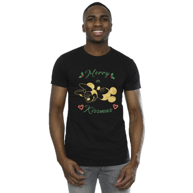 Li-cense Disney heren mickey mouse vrolijk kusmas t-shirt UTBI42162_black large
