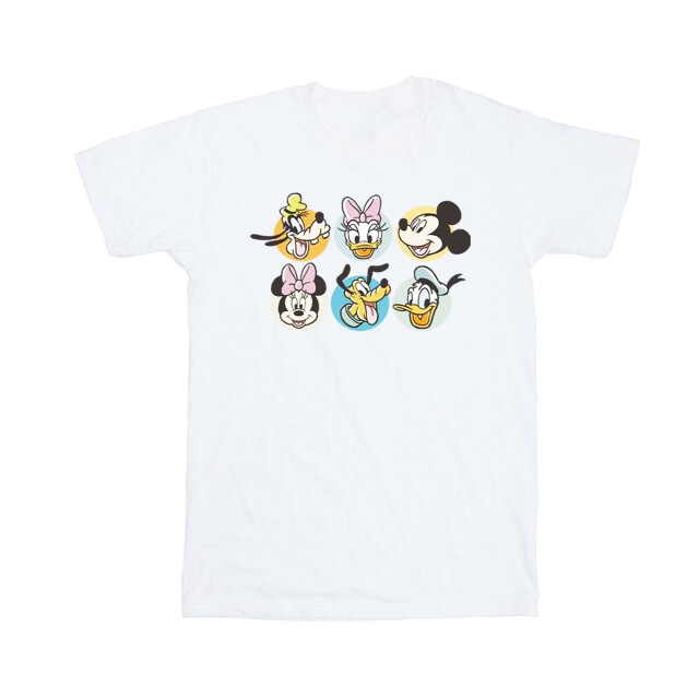 Li-cense Disney heren mickey mouse and friends gezichten t-shirt UTBI42342_white large