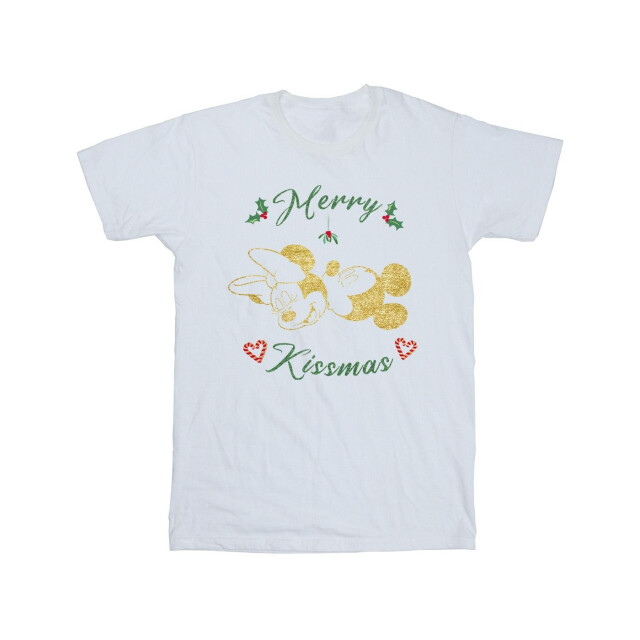 Li-cense Disney heren mickey mouse vrolijk kusmas t-shirt UTBI42162_white large