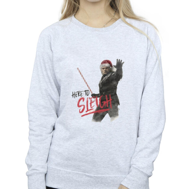 Li-cense Netflix dames the witcher hierheen sweatshirt UTBI41887_sportsgrey large