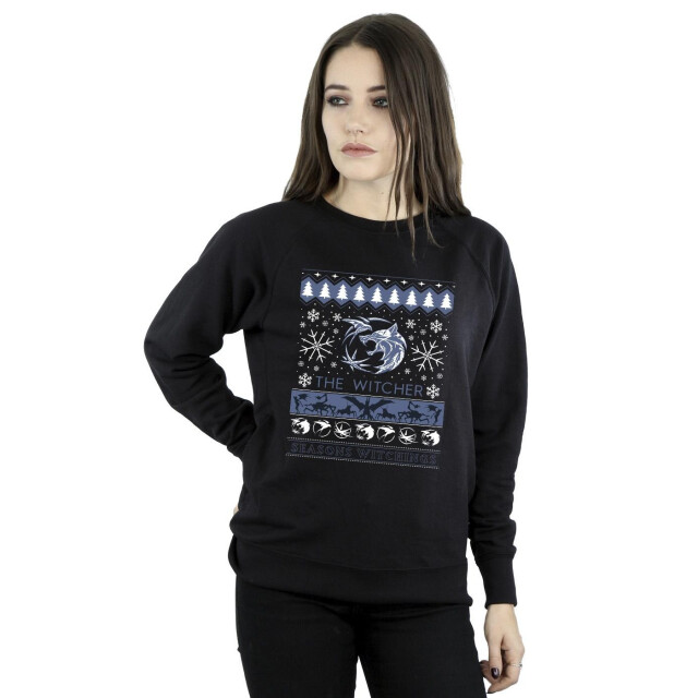 Li-cense Netflix dames the witcher seasons witchings sweatshirt UTBI41902_black large