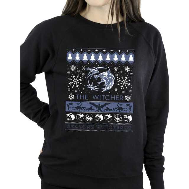 Li-cense Netflix dames the witcher seasons witchings sweatshirt UTBI41902_black large
