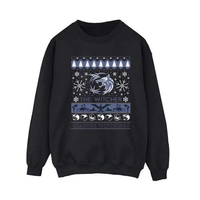 Li-cense Netflix dames the witcher seasons witchings sweatshirt UTBI41902_black large