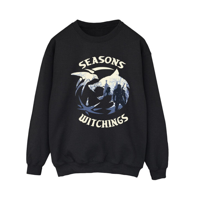 Li-cense Netflix dames the witcher kerstwolf sweatshirt UTBI41903_black large