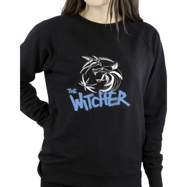 Li-cense Netflix dames the witcher spray logo sweatshirt UTBI41859_black large