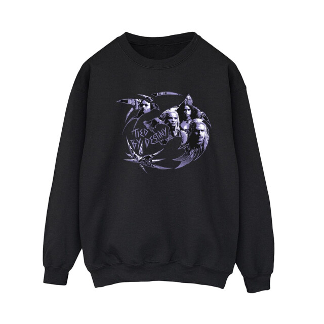 Li-cense Netflix dames the witcher wolf logo infill sweatshirt UTBI41875_black large