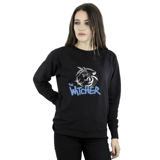 Li-cense Netflix dames the witcher spray logo sweatshirt UTBI41859_black large