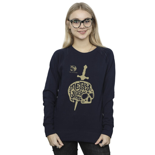 Li-cense Netflix dames the witcher vrolijk heksenketensweatshirt UTBI41921_navyblue large