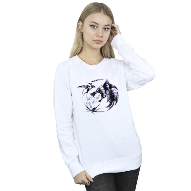 Li-cense Netflix dames the cher wolf logo infill sweatshirt UTBI41875_white large