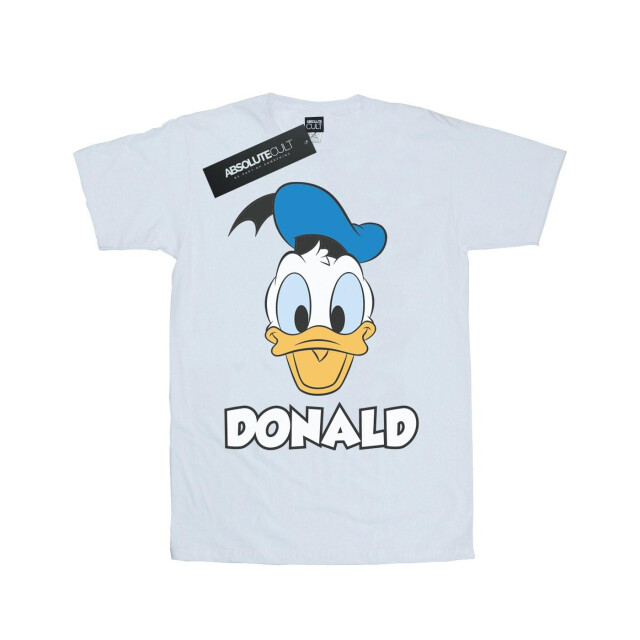 Li-cense Disney dames donald duck gezicht katoenen t-shirt UTBI400_white large