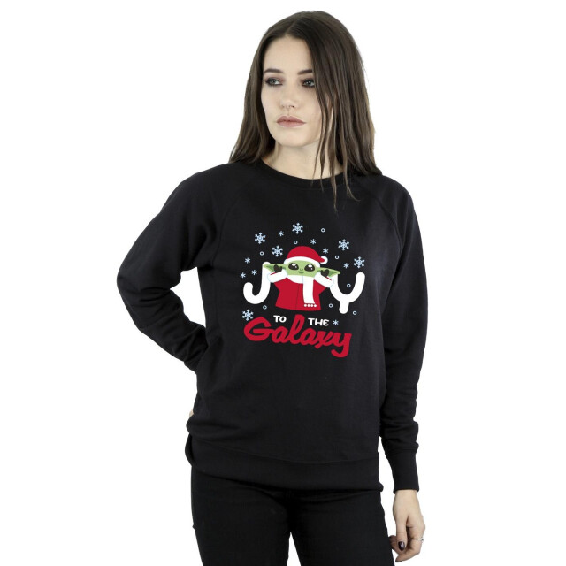 Li-cense Star wars dames the mandalorian joy to the galaxy sweatshirt UTBI39965_black large