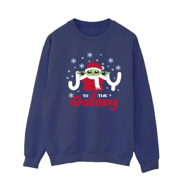 Li-cense Star wars dames the mandalorian joy to the galaxy sweatshirt UTBI39965_navyblue large