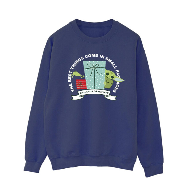 Li-cense Star wars dames the mandalorian galaxy´s greetings sweatshirt UTBI39966_navyblue large