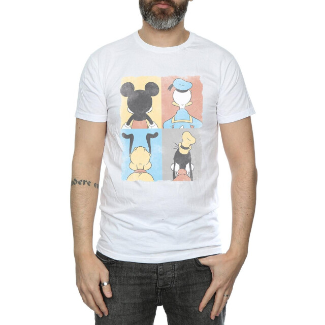 Li-cense Disney heren mickey mouse four backs t-shirt UTBI39462_white large