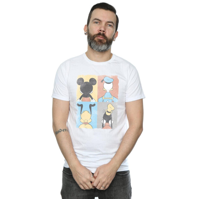 Li-cense Disney heren mickey mouse four backs t-shirt UTBI39462_white large