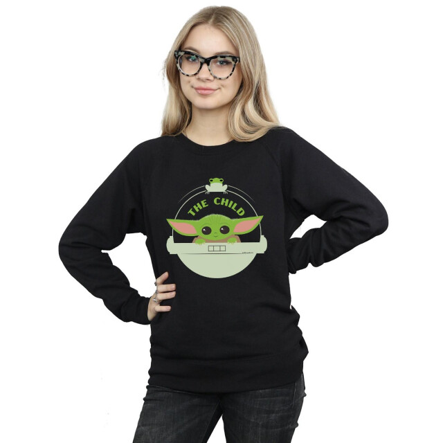 Li-cense Star wars dames the mandalorian het kind en de kikker sweatshirt UTBI38873_black large