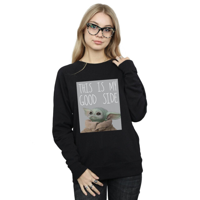 Li-cense Star wars dames the mandalorian het kind goede kant sweatshirt UTBI38898_black large