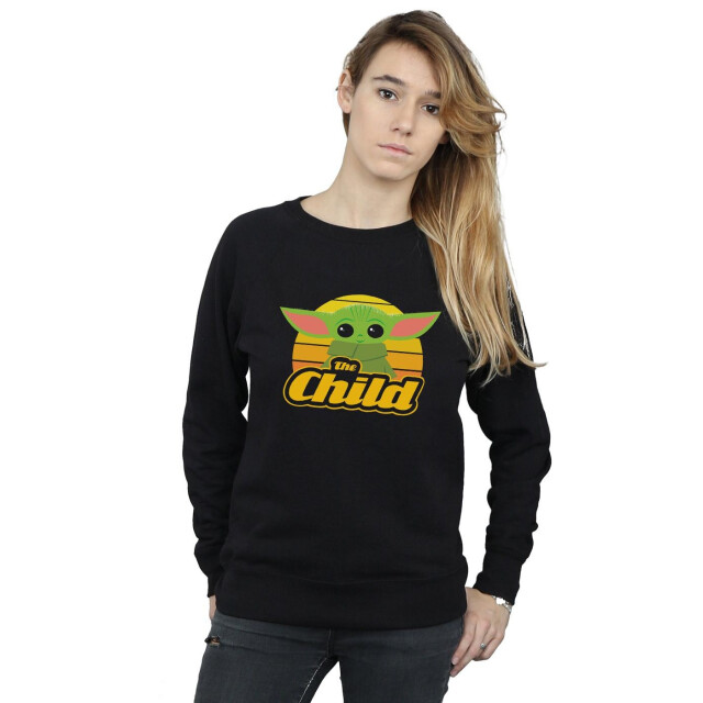 Li-cense Star wars dames the mandalorian the child retro sweatshirt UTBI38851_black large
