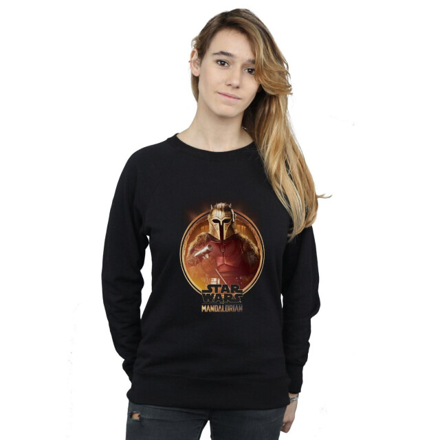 Li-cense Star wars dames the mandalorian the armorer sweatshirt met frame UTBI38894_black large