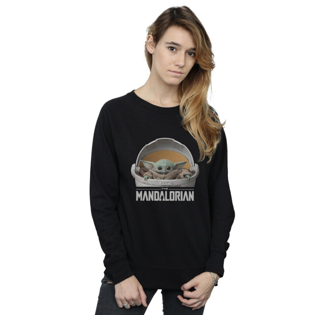 Li-cense Star wars dames the mandalorian the child pod sweatshirt UTBI38919_black large