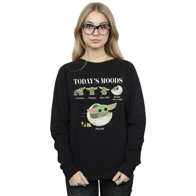 Li-cense Star wars dames the mandalorian the child moods sweatshirt UTBI38997_black large