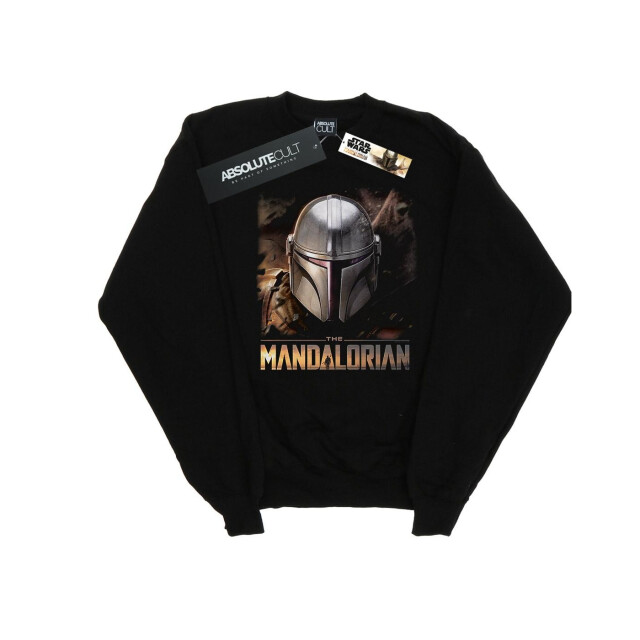 Li-cense Star wars dames the mandalorian helm sweatshirt UTBI38692_black large