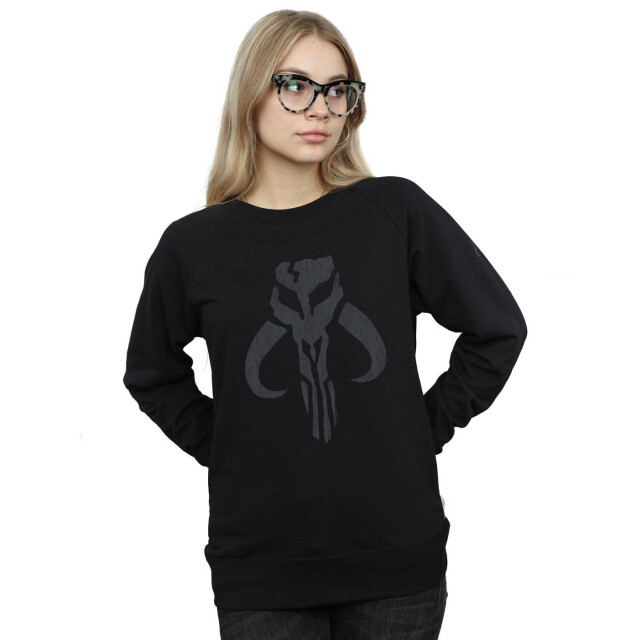Li-cense Star wars dames the mandalorian banther schedel sweatshirt UTBI38712_black large