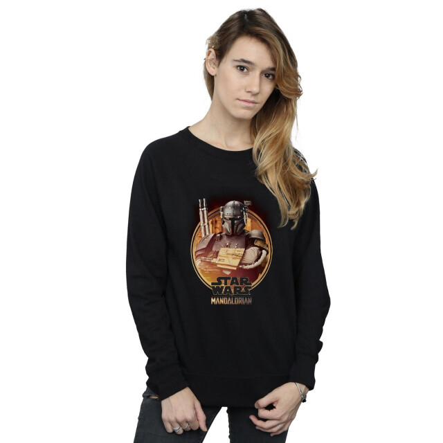 Li-cense Star wars dames the mandalorian paz vizsla sweatshirt met frame UTBI38895_black large