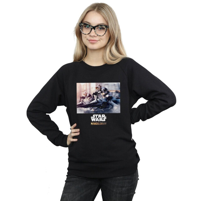 Li-cense Star wars dames the mandalorian scout troopers sweatshirt UTBI38655_black large