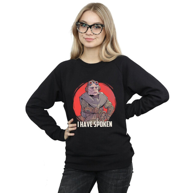 Li-cense Star wars dames the mandalorian i have spoken sweatshirt UTBI38791_black large