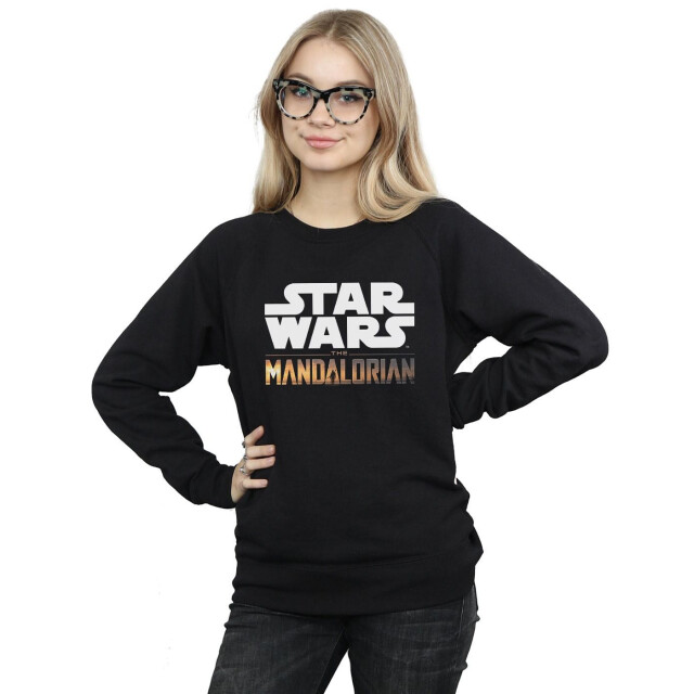 Li-cense Star wars dames the mandalorian logo sweatshirt UTBI38773_black large