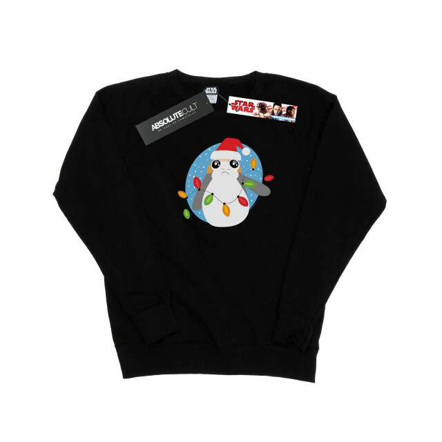 Li-cense Star wars dames the last jedi porg kerstverlichting sweatshirt UTBI38570_black large