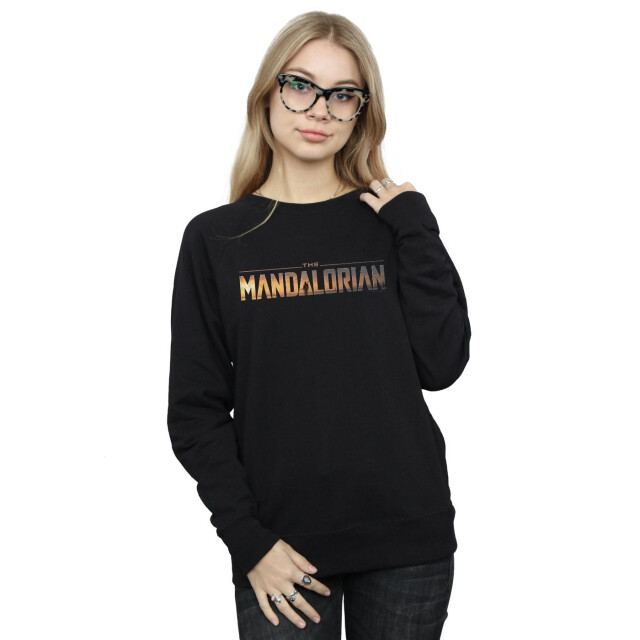 Li-cense Star wars dames the mandalorian series logo sweatshirt UTBI38627_black large