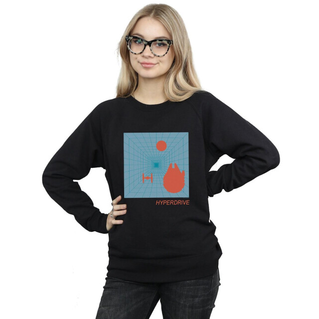 Li-cense Star wars dames the last jedi hyperdrive sweatshirt UTBI38549_black large