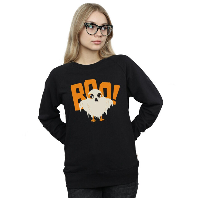 Li-cense Star wars dames the last jedi halloween spook porg sweatshirt UTBI38610_black large