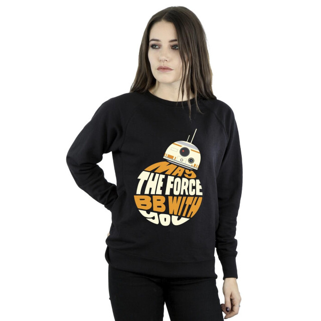 Li-cense Star wars dames may the force bb8 sweatshirt UTBI38493_black large