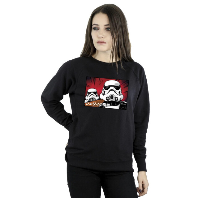 Li-cense Star wars dames stormtrooper japans sweatshirt UTBI38511_black large