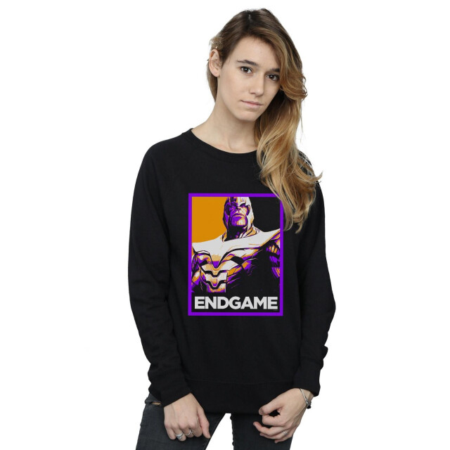 Li-cense Marvel dames avengers endgame thanos poster sweatshirt UTBI3861_black large